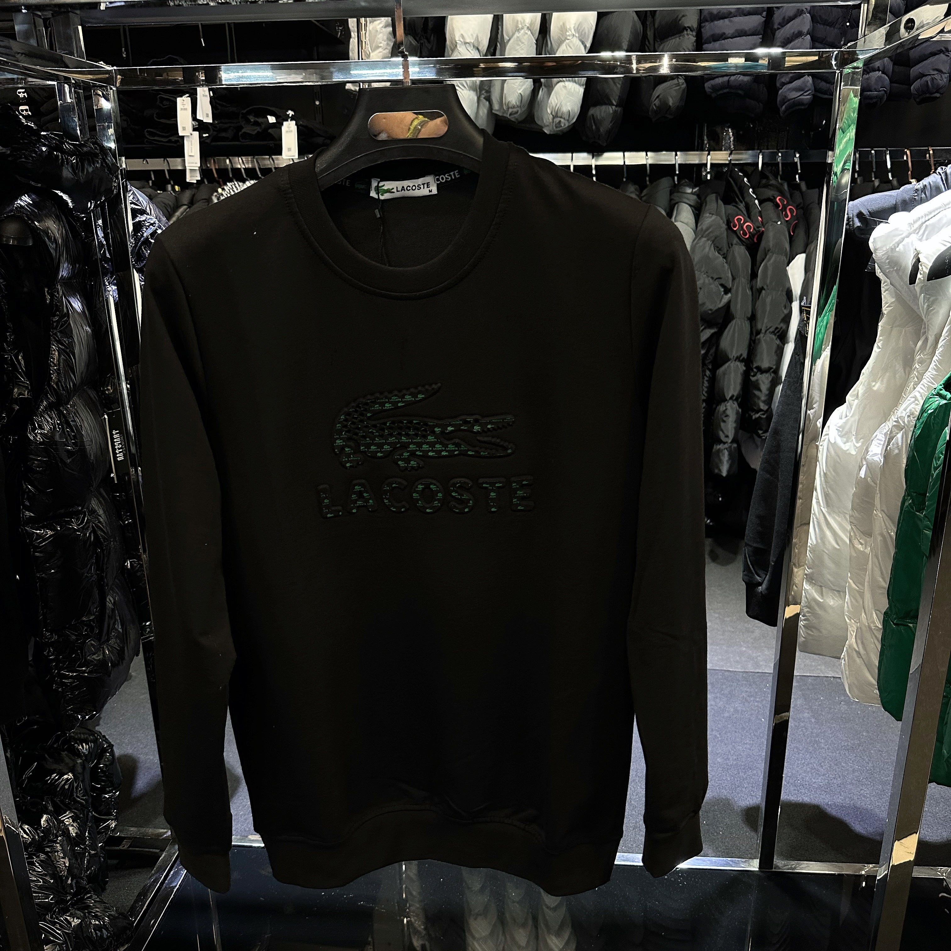 LACOSTE- ΦΟΥΤΕΡ ΜΑΥΡΟ