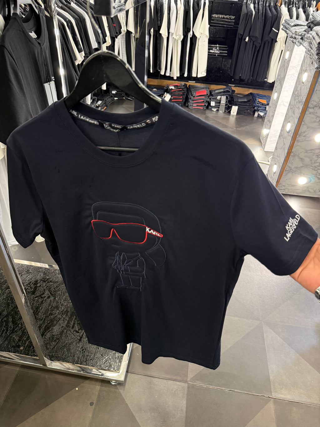KARL LAGERFED T-SHIRT 3A QUALITY