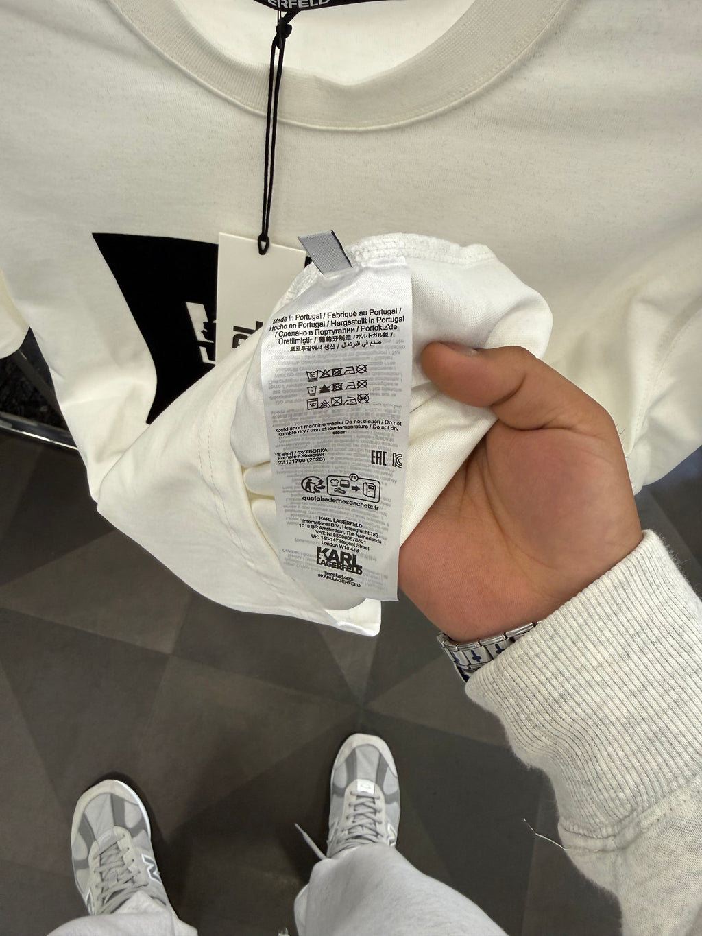 KARL LAGERFED T-SHIRT 3A QUALITY