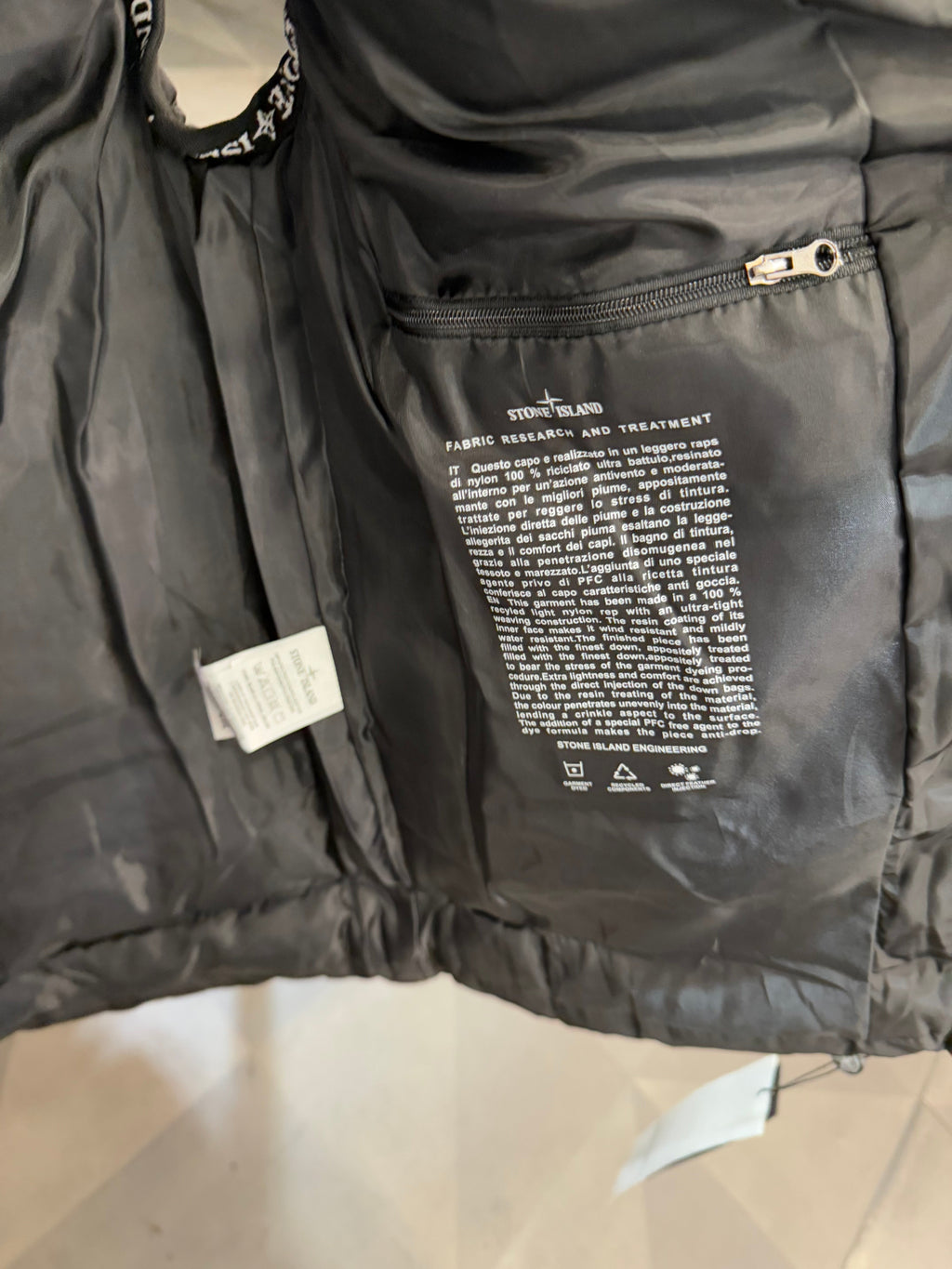 STONE ISLAND  - ΑΜΑΝΙΚΟ ΜΑΥΡΟ