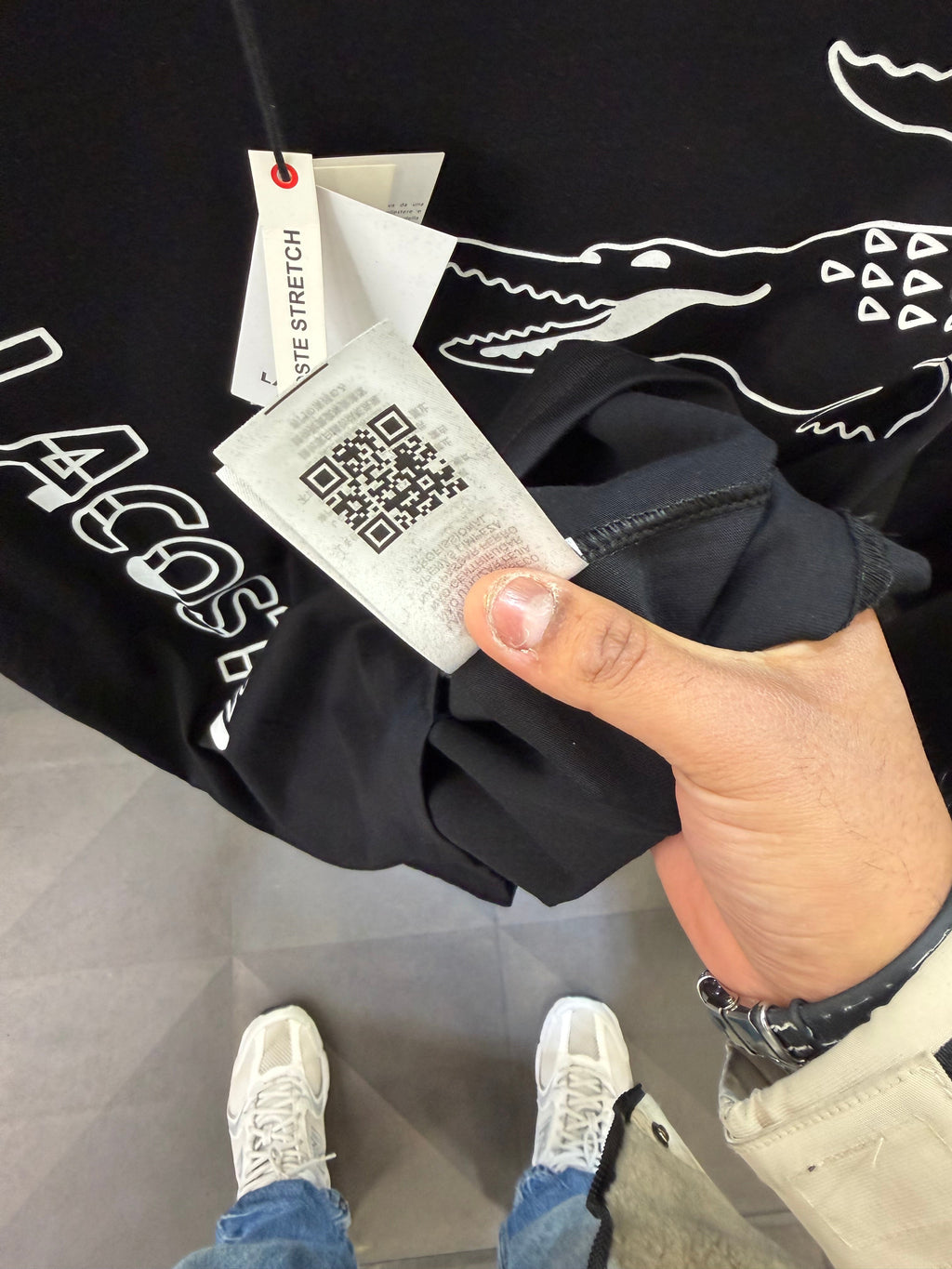 LACOSTE  T-SHIRT 3A QUALITY