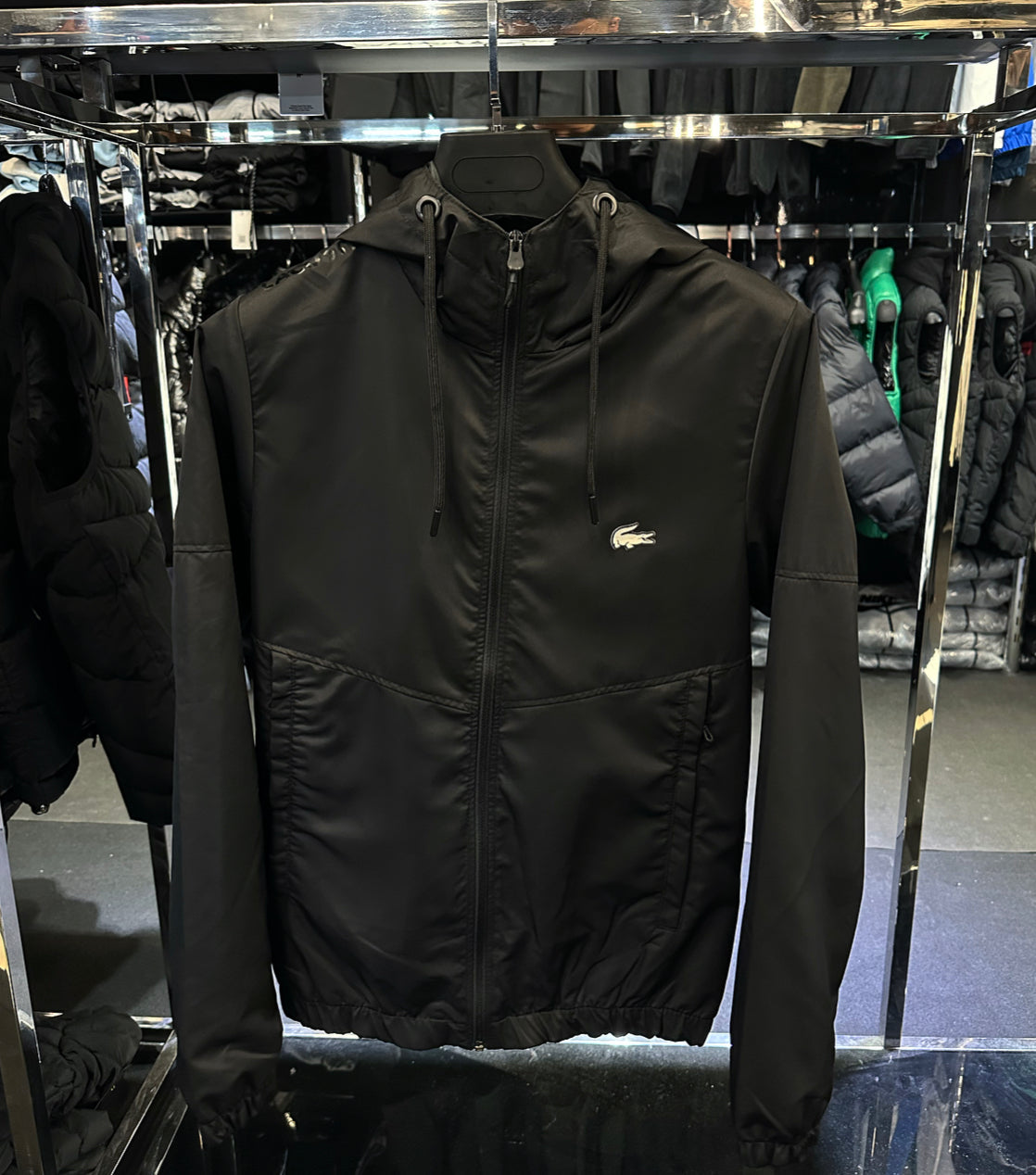 LACOSTE - ΖΑΚΕΤΑ ΜΑΥΡΗ Β11