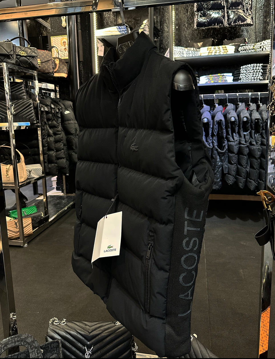 LACOSTE ΑΜΑΝΙΚΟ ΜΑΥΡΟ